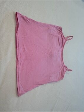 Pink Spaghetti Strap Cami Top